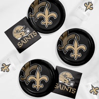 96/Case Bulk New Orleans Saints Dessert Plates