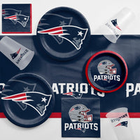 96/Case Bulk New England Patriots Dinner Plates