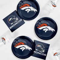 96/Case Bulk Denver Broncos Dinner Plates