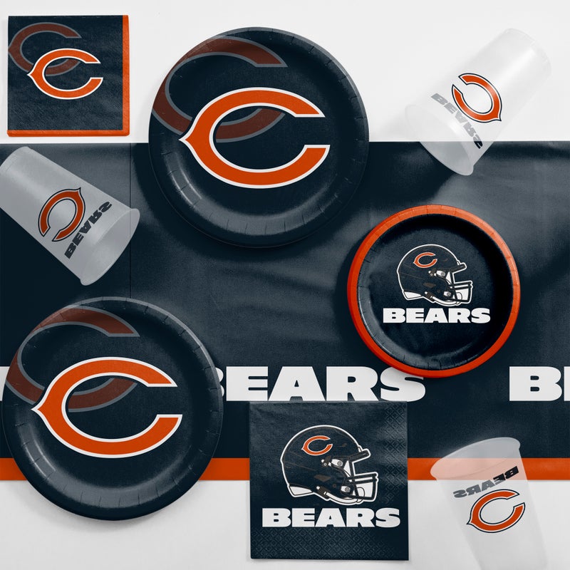 192/Case Bulk Chicago Bears Beverage Napkins