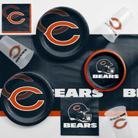 96/Case Bulk Chicago Bears Dessert Plates