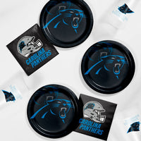 96/Case Bulk Carolina Panthers Dinner Plates