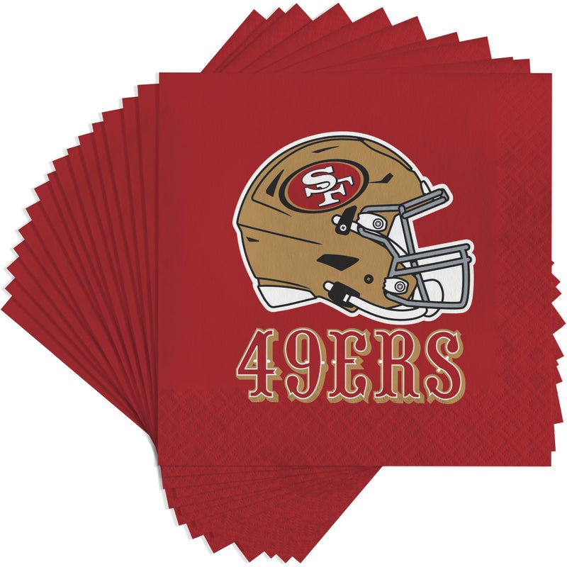 192/Case Bulk San Francisco 49ers Luncheon Napkins