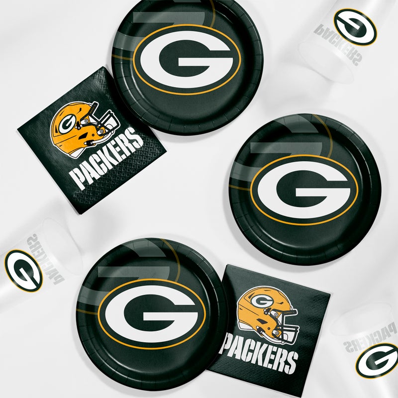 96/Case Bulk Green Bay Packers Dinner Plates