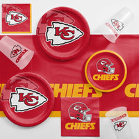 96/Case Bulk Kansas City Chiefs 20 oz Plastic Cups