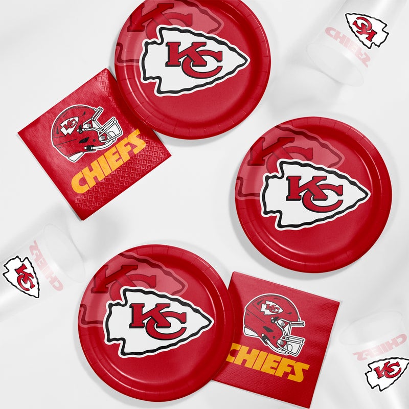 96/Case Bulk Kansas City Chiefs 20 oz Plastic Cups
