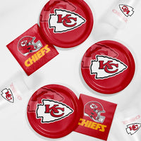 96/Case Bulk Kansas City Chiefs 20 oz Plastic Cups