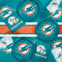 192/Case Bulk Miami Dolphins Luncheon Napkins