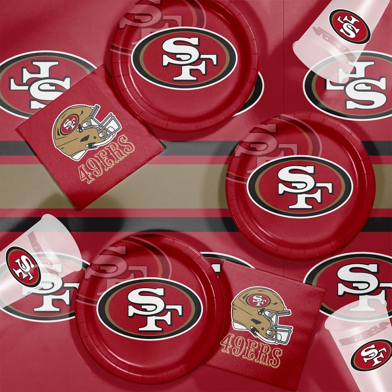 96/Case Bulk San Francisco 49ers 20 oz Plastic Cups