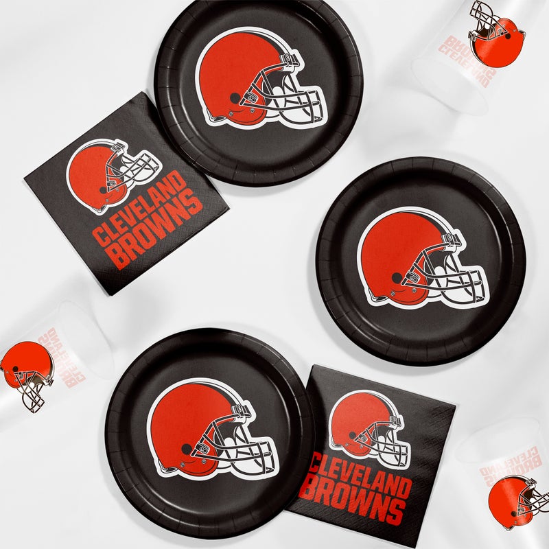 96/Case Bulk Cleveland Browns Dinner Plates