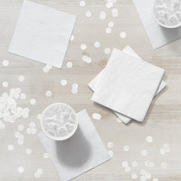 Beverage Napkin 2ply - White Party Decoration