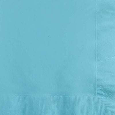 600/Case Beverage Napkin 2ply - Pastel Blue - Solid Color Party Tableware by Creative Converting