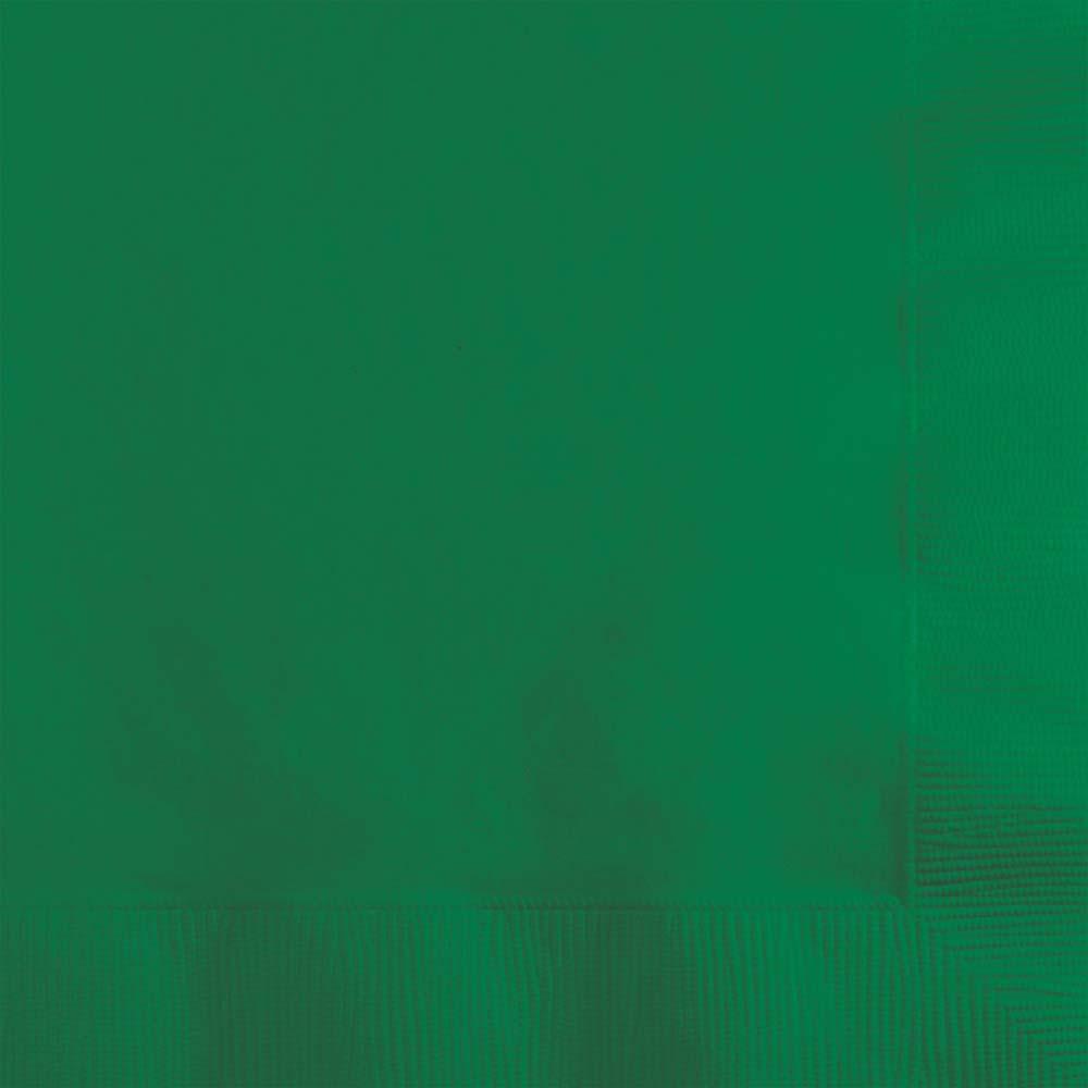 600/Case Beverage Napkin 2ply - Emerald Green - Solid Color Party Tableware by Creative Converting