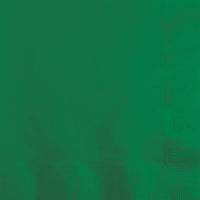 600/Case Beverage Napkin 2ply - Emerald Green - Solid Color Party Tableware by Creative Converting