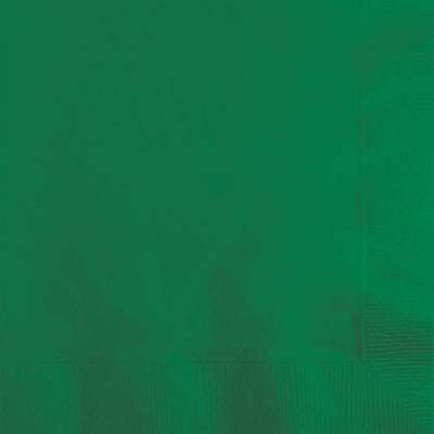 600/Case Beverage Napkin 2ply - Emerald Green - Solid Color Party Tableware by Creative Converting