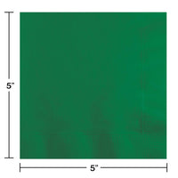 Beverage Napkin 2ply - Emerald Green Party Decoration