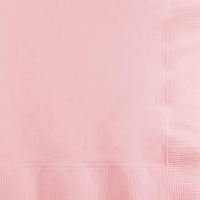 600/Case Beverage Napkin 2ply - Classic Pink - Solid Color Party Tableware by Creative Converting