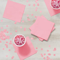 Beverage Napkin 2ply - Classic Pink Party Decoration