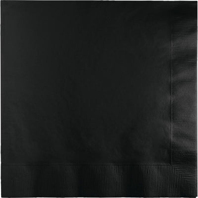 600/Case Luncheon Napkin 2ply - Black Velvet - Solid Color Party Tableware by Creative Converting