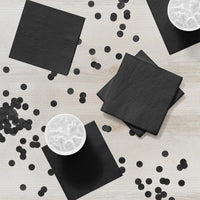 Beverage Napkin 2ply - Black Velvet Party Decoration