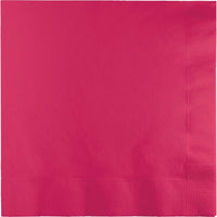 600/Case Luncheon Napkin 2ply - Hot Magenta - Solid Color Party Tableware by Creative Converting