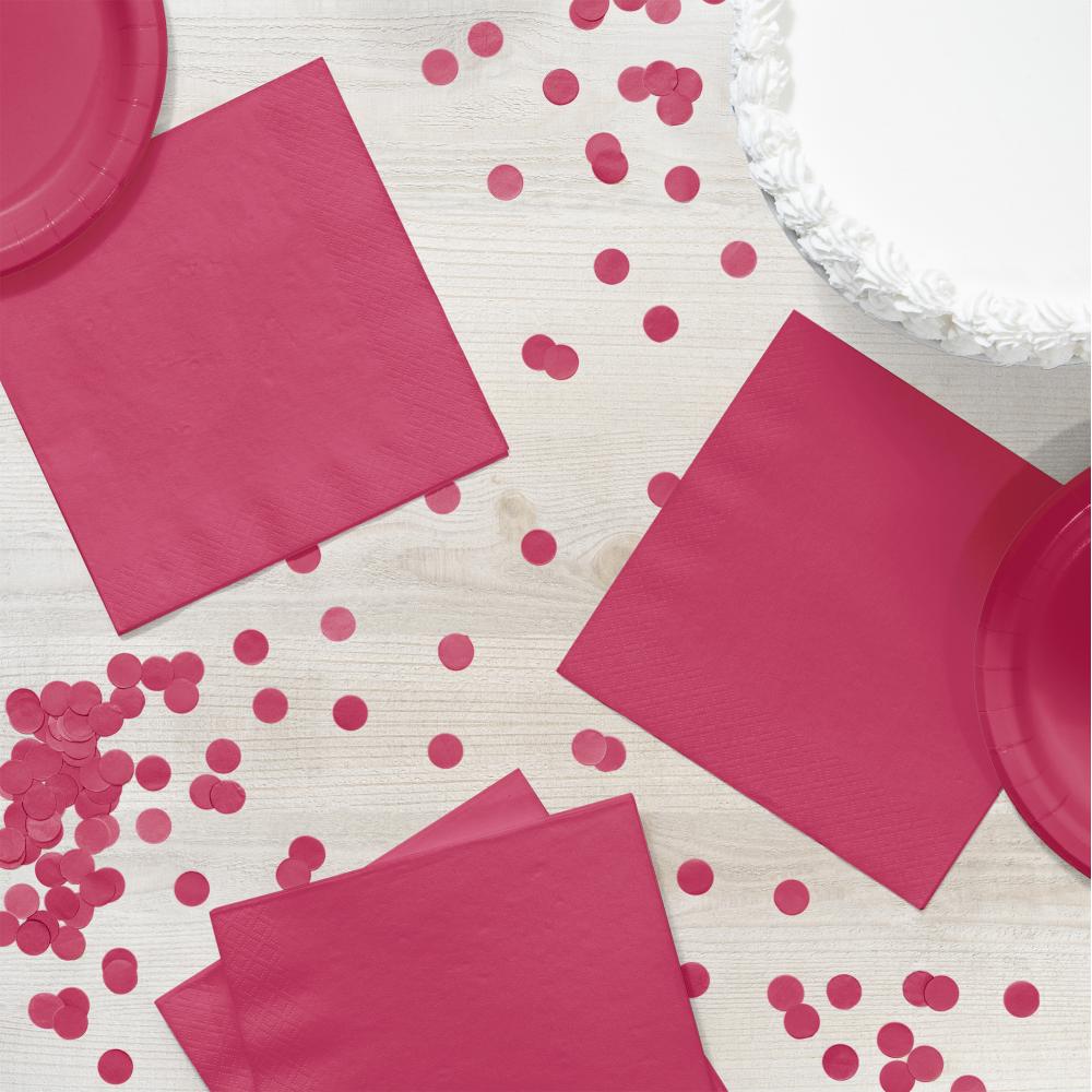 Luncheon Napkin 2ply - Hot Magenta Party Decoration