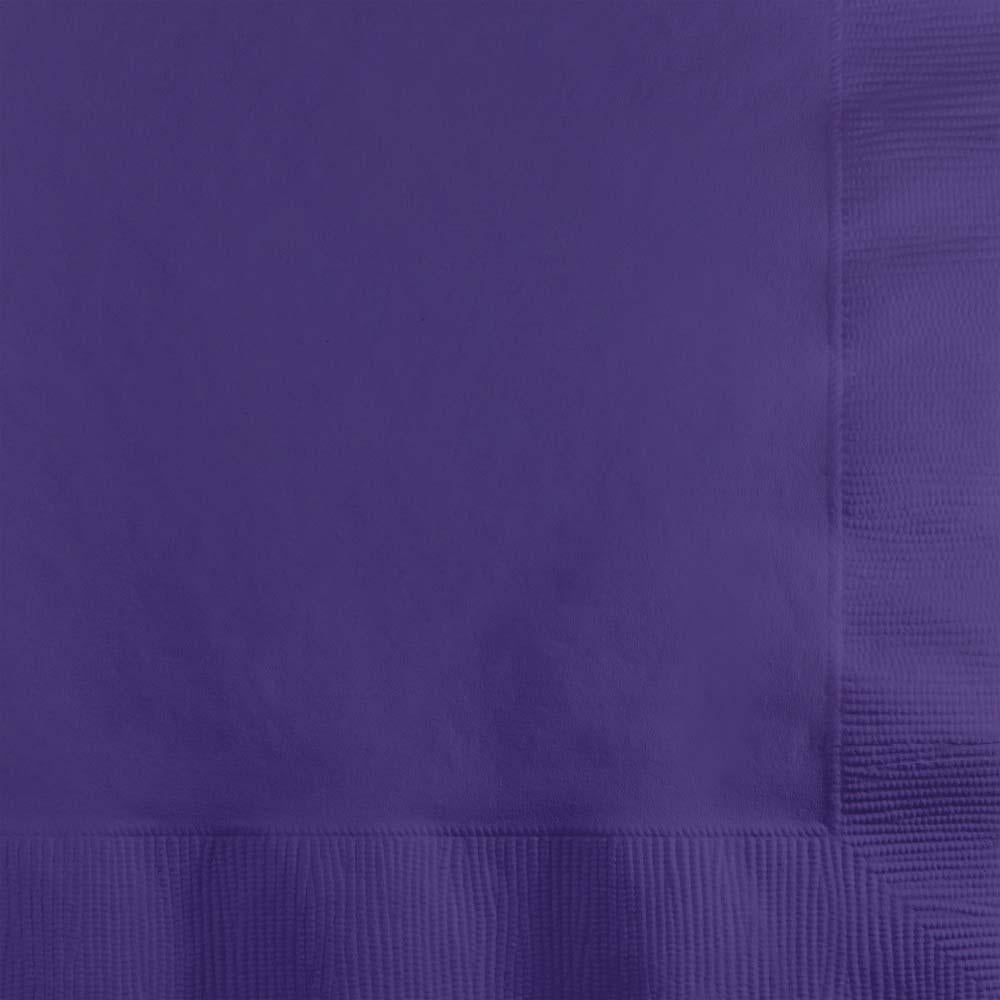 600/Case Beverage Napkin 2ply - Purple - Solid Color Party Tableware by Creative Converting