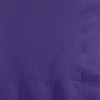600/Case Beverage Napkin 2ply - Purple - Solid Color Party Tableware by Creative Converting