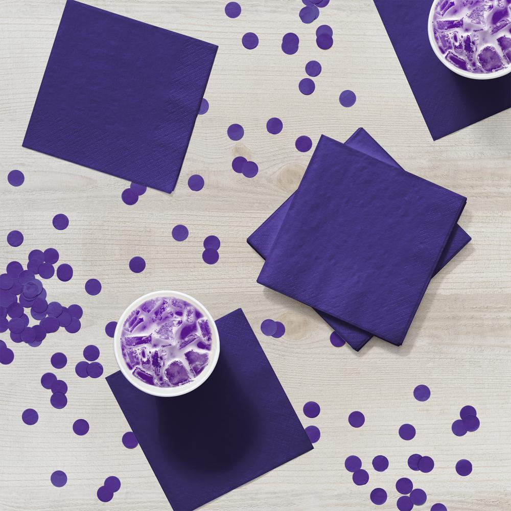 Beverage Napkin 2ply - Purple Party Decoration