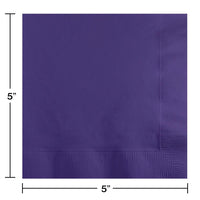 Beverage Napkin 2ply - Purple Party Decoration