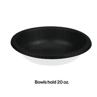 200ct Bulk Black Velvet Paper Bowls