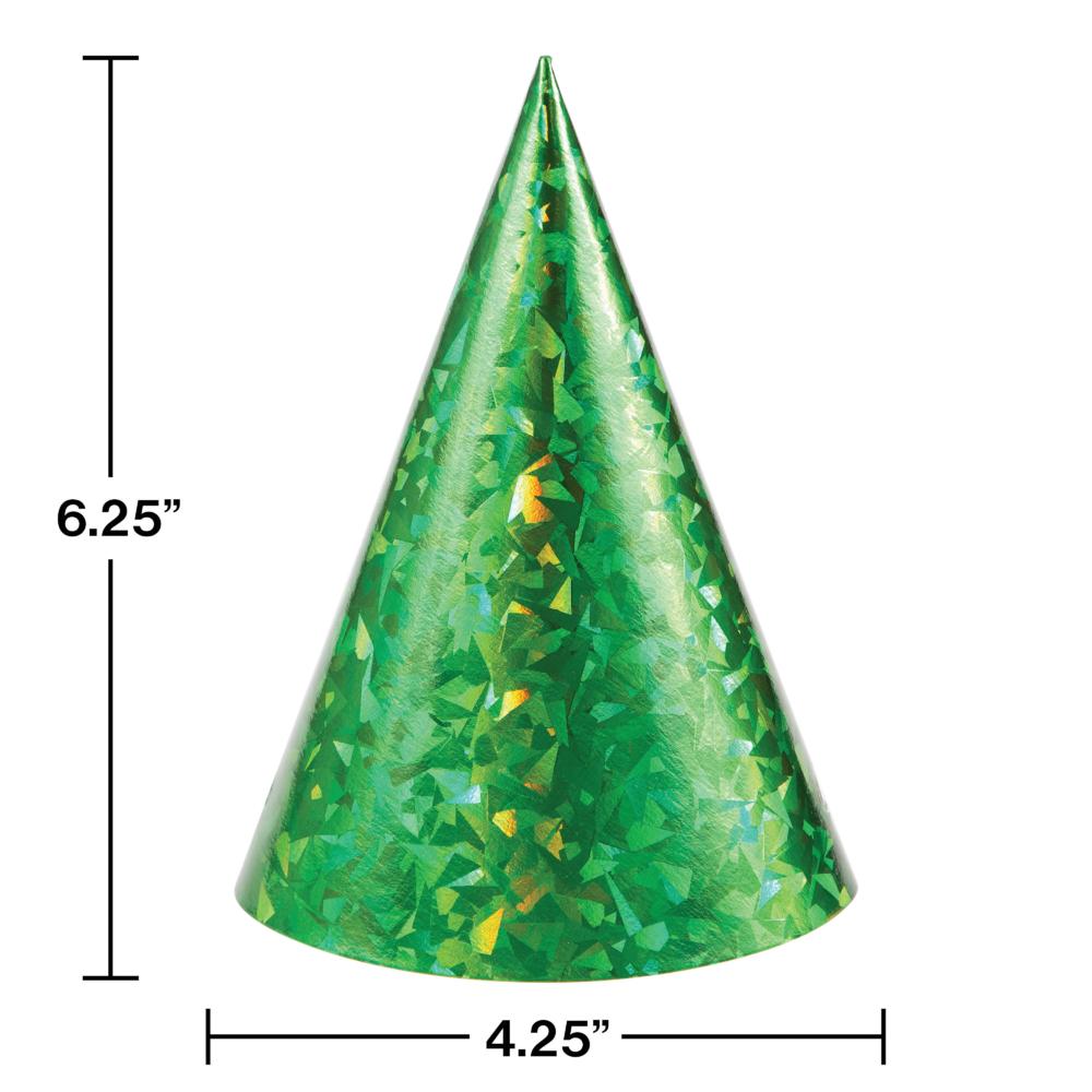 48ct Bulk Assorted Prismatic Party Hats