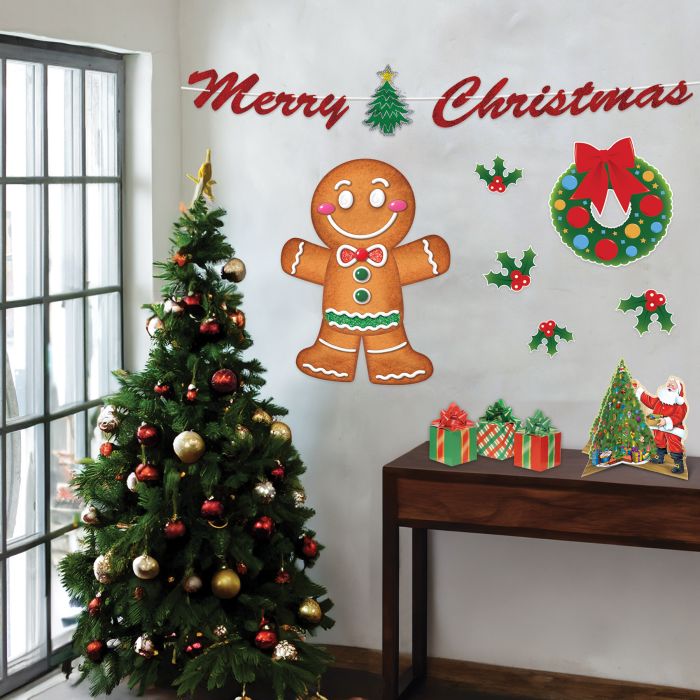 Jointed Gingerbread Man Wall Decoration