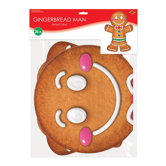 Jointed Gingerbread Man Wall Decoration