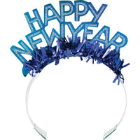 50ct Bulk New Year's Foil & Glitter Tiaras