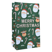 Christmas Paper Treat Bags w/Stickers (12 per package)