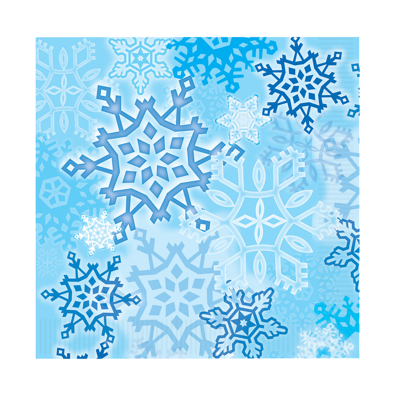 Snowflake Luncheon Napkins (16 per package)