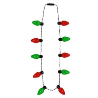 Light-Up Christmas Light Bulb Necklace (1 per package)