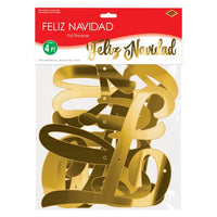 Foil Feliz Navidad Streamer