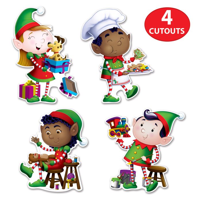 Elves Cutout Decorations
