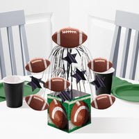 6ct Bulk Tailgate Rush Cascading Foil Centerpieces