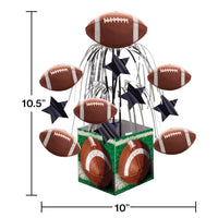 6ct Bulk Tailgate Rush Cascading Foil Centerpieces