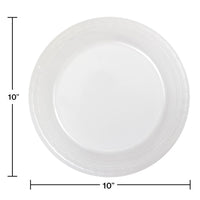 240ct Bulk Clear Plastic Banquet Plates