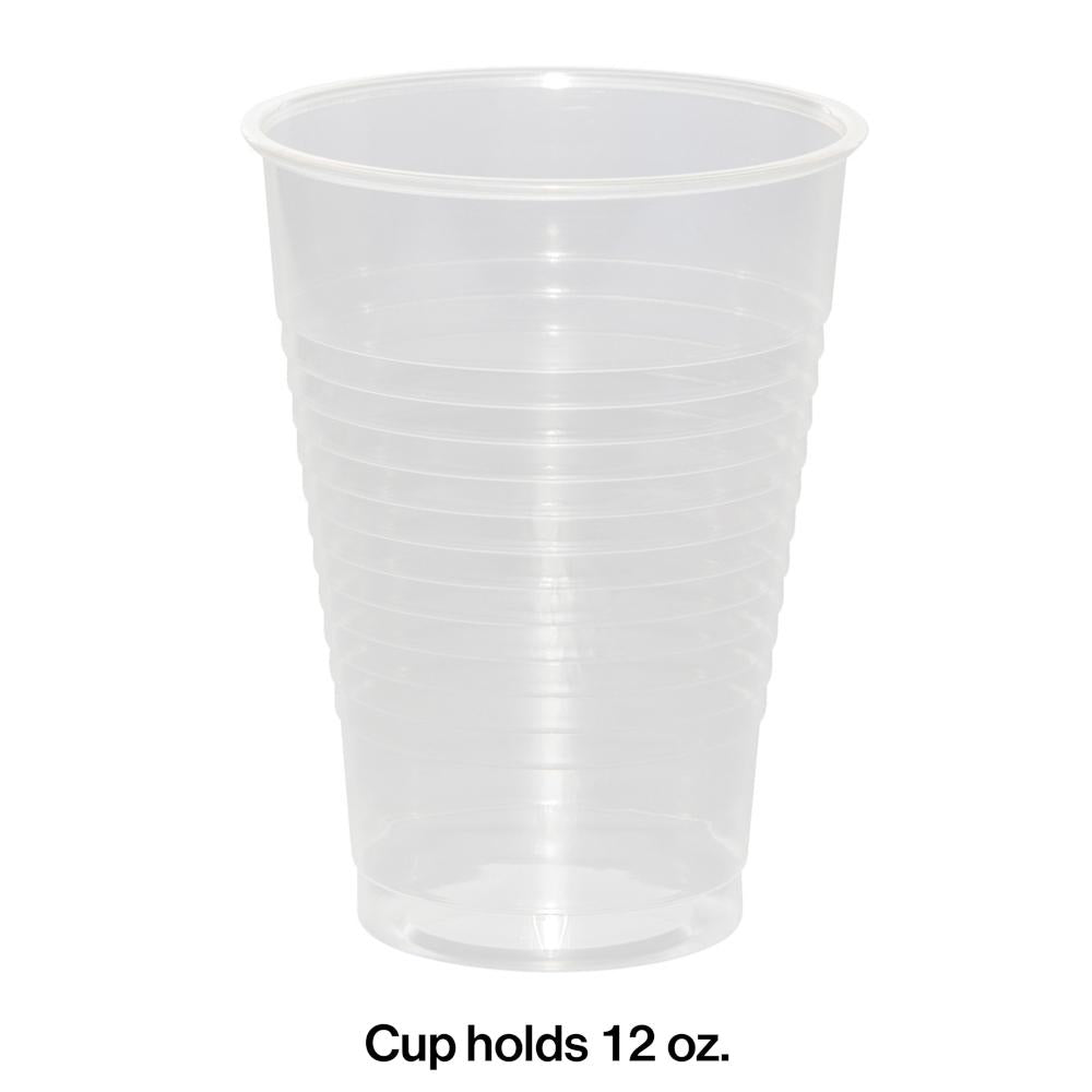 240ct Bulk Clear 12 oz Plastic Cups