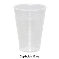 240ct Bulk Clear 12 oz Plastic Cups
