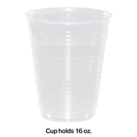 240ct Bulk Clear 16 oz Plastic Cups
