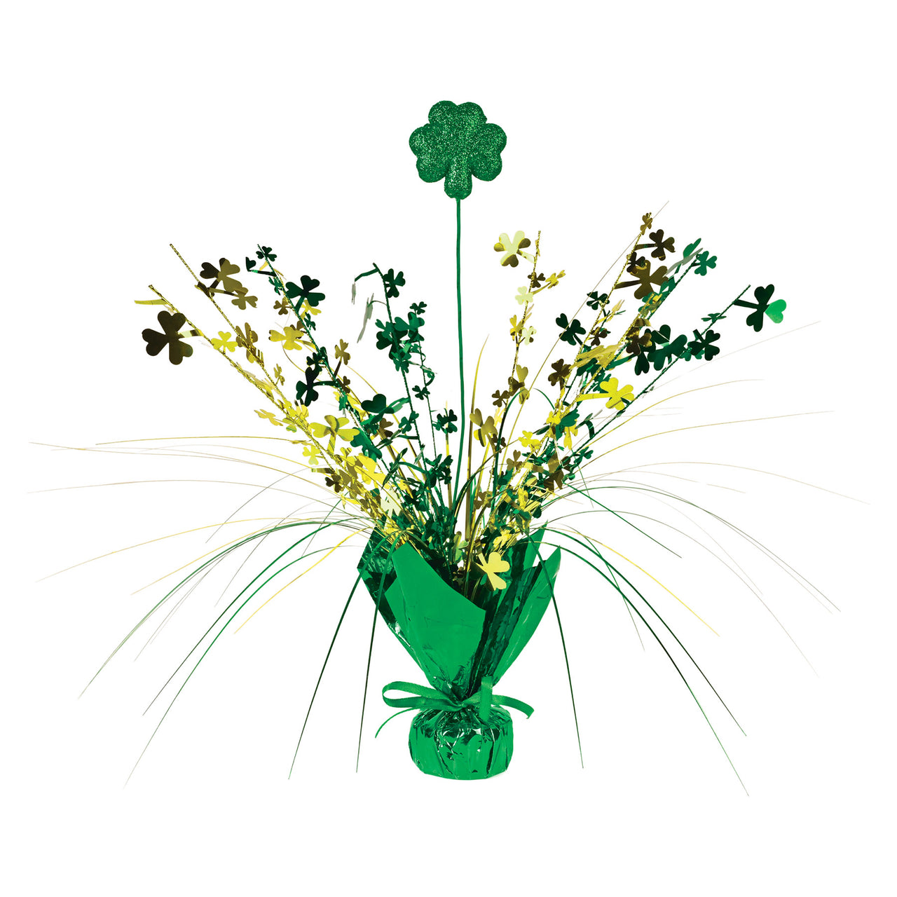 Shamrock Gleam 'N Spray Centerpiece (1 per package)