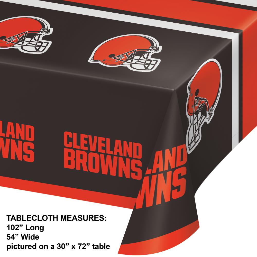 12/Case Bulk Cleveland Browns Table Covers