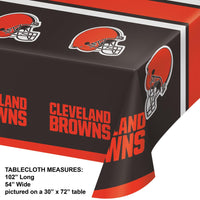 12/Case Bulk Cleveland Browns Table Covers
