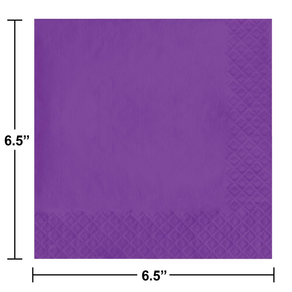 Bulk Amethyst Purple Luncheon Napkins 2 Ply (600 per Case)